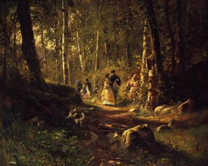 Kävelyretki metsässä, 1869