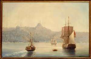 Konstantinopel, Hafen / Gemälde von I.K.Aiwasowski
