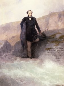 Pushkin (1799-1837) Mustanmeren rannalla, 1897