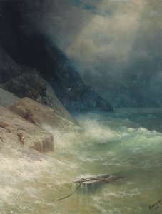 Selviytyjä, 1892 tekijältä Ivan Konstantinovich Aivazovsky