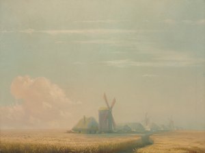 Ukrainan sato, 1857 tekijältä Ivan Konstantinovich Aivazovsky