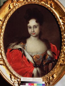 Venäjän suurherttuatar Anna Petrovnan muotokuva (1708-1728) (Venäjän suurherttuatar Anna Petrovnan muotokuva). Maalaus Ivan Nikitich Nikitin (Nikitine) (noin 1680-1742 jälkeen), öljy kankaalle, ennen 1716. 1700-luvun venäläistä taidetta. Tretyan osavaltio