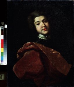 Paroni Sergei Stroganovin (1707-1756) muotokuva (Paroni Sergei Stroganovin muotokuva). Ivan Nikitich Nikitin (Nikitin) maalaus (noin 1680-1742 jälkeen), öljy kankaalle