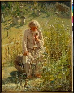 Mehiläishoitaja - Ivan Nikolajevitš Kramskoin (1837-1887) maalaus, öljy kankaalle
