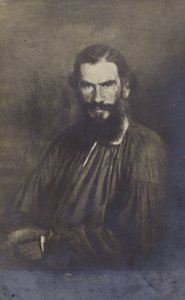 Leo Tolstoi, venäläinen kirjailija tekijältä Ivan Nikolaevich Kramskoy