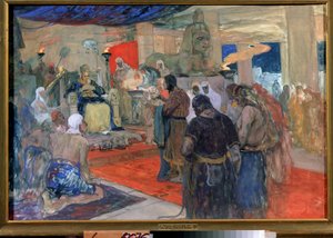 Egyptin muinaismuisto: "faarao hovinsa edessä", n. 1900