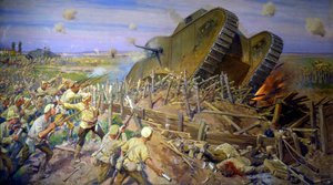 "Panssarin vangitseminen Kahovkan lähellä", 1927. tekijältä Ivan Vladimirov