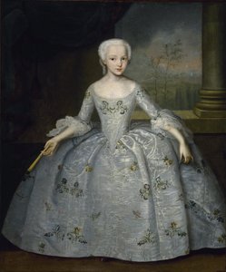 Sarah Eleanore von Fermorin muotokuva, n. 1750