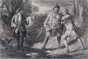 Kuvitus Rob Roylle (kaiverrus) tekijältä J.B. (after) MacDonald