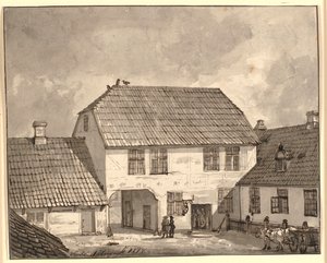 Maatilan sisustus Sorøsta tekijältä Johan Christian Dahl
