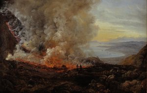 Vesuviuksen purkaus tekijältä Johan Christian Dahl