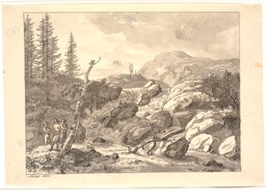 Vesiputous tekijältä Johan Christian Dahl