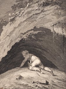 Hakattu Niels Klim ryömii luolaan tekijältä J.F. Clemens