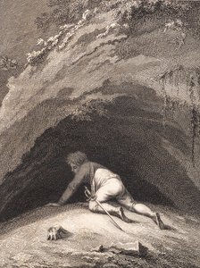 Hakattu Niels Klim ryömii luolaan tekijältä J.F. Clemens