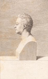 Miehen rintakuva tekijältä J.F. Clemens