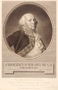 Friedrich Wilhelm II, Preussin kuningas tekijältä J.F. Clemens