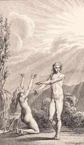 Kuvitus Ewaldin "Adam ja Eeva". II tekijältä J.F. Clemens