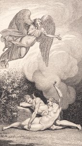 Kuvitus Ewaldin "Adam ja Eeva". SISÄÄN tekijältä J.F. Clemens