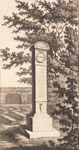 Riberin muistomerkki tekijältä J.F. Clemens