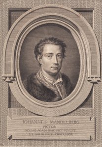 Taidemaalari Johan Mandelbergin muotokuva tekijältä J.F. Clemens