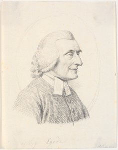 Pappi Paul Egeden (1709-89) muotokuva tekijältä J.F. Clemens