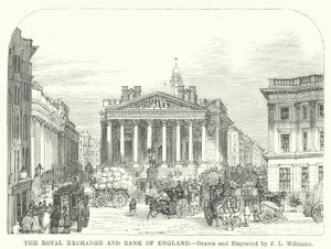 Royal Exchange ja Bank of England (kaiverrus)