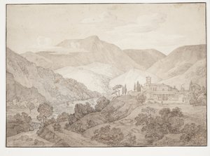 Cappucinerkloster ja Spoleto tekijältä J.L. Lund