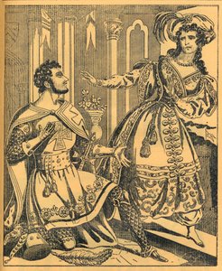 "Ivanhoe: Sir Brian de Bois Guilbert ja Rebecca", 1800-luku