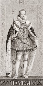 James I (1566-1625) Englannin ja Skotlannin historian kuvituksista, osa I
