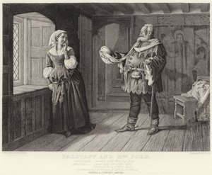 Falstaff ja rouva Ford, Windsorin iloiset vaimot, näytös III, kohtaus III
