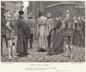 Richard II ja kuningatar, Richard II, V näytös, kohtaus I
