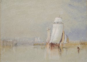 Rauhallinen Loire, 1832 tekijältä Joseph Mallord William Turner
