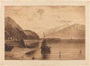 Inverary Pier, julkaistu 1811. tekijältä Joseph Mallord William Turner