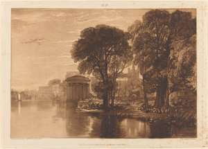 Isleworth, julkaistu 1819. tekijältä Joseph Mallord William Turner