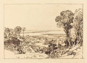 Junction of Severn and Wye, julkaistu 1811. tekijältä Joseph Mallord William Turner