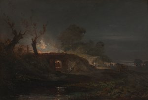 Kalkkiuuni Coalbrookdalessa, n. 1797. tekijältä Joseph Mallord William Turner
