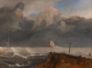 Port Ruysdael, vuosina 1826-1827. tekijältä Joseph Mallord William Turner