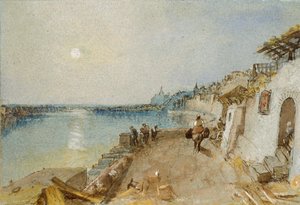 Rietz, lähellä Saumuria, vuodelta 1830 tekijältä Joseph Mallord William Turner