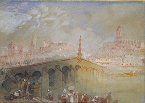 Bloisin silta: Sumunpoisto, 1826-1830 tekijältä Joseph Mallord William Turner