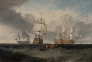 Victory Returning from Trafalgar, kolmessa asemassa, n. 1806. tekijältä Joseph Mallord William Turner