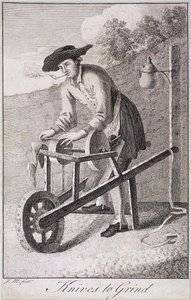 Knives to Grind, Cries of London, c1750 tekijältä JM