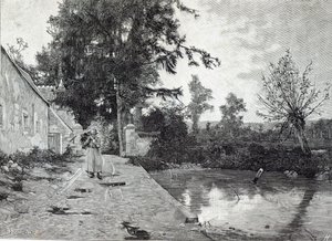 Sateen jälkeen, Leisure Hour, 1888 tekijältä J.M. Barnsley