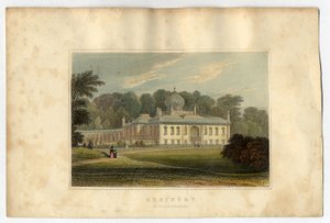Sezincote House, Gloucester, 1823 (värijäsenet) tekijältä J.P. Neale