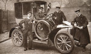 Ensimmäinen taksi Liverpoolissa, Merseysiden osavaltiossa, 1906 tekijältä JP Wood