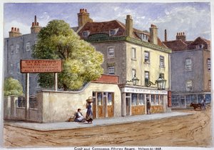 Old Goat and Compasses Inn, Marylebone Road, Lontoo, 1868 tekijältä JT Wilson