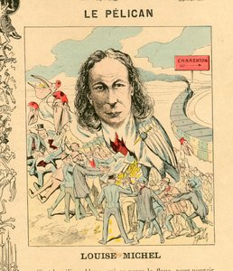 Menagerie Republicaine Humoristinen galleria kolmannen tasavallan päähenkilöistä, numero 33, Satirique en Couleurs tekijältä J. (1847 1892) Blass