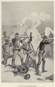 Haavoittuneen polven taistelu (litho)