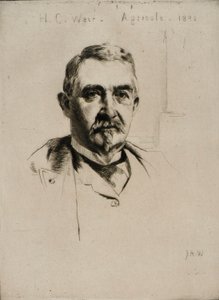 Eversti H.C. Weirin muotokuva (Agricola) tekijältä J. Alden Weir