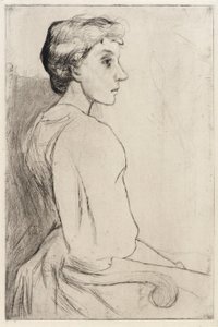 Naisen muotokuva tekijältä J. Alden Weir