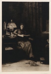 Iltalamppu tekijältä J. Alden Weir